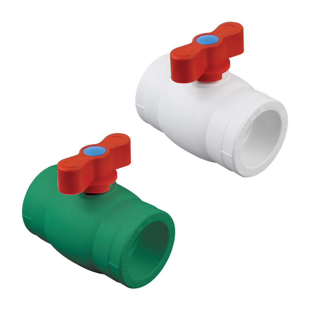 PP-R PLASTİK KÜRESEL VANA EKONOMİK